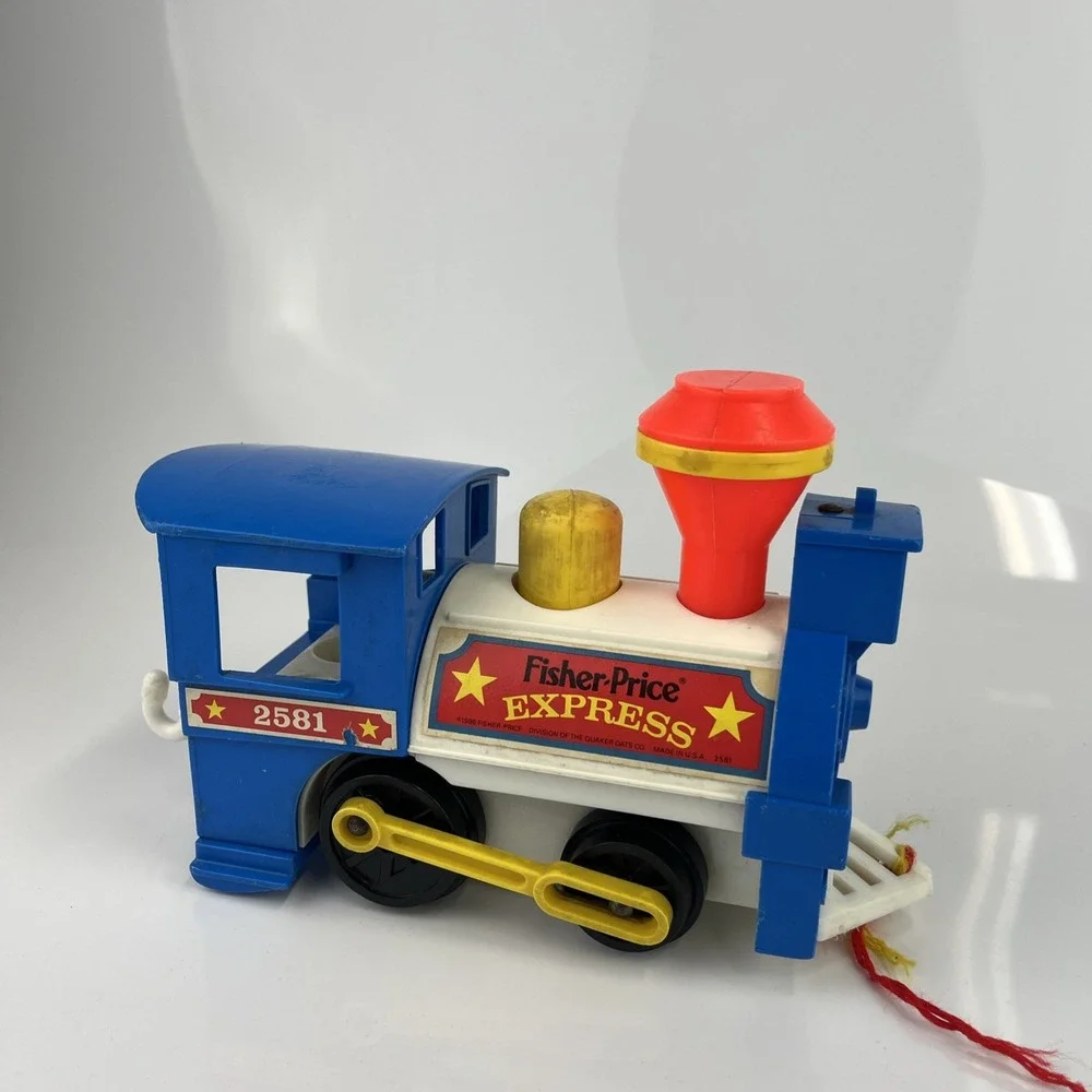 Fisher Price Little People Vintage 1986‎  Express Train Engine 2581